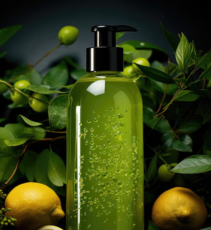 Gel de ducha a base de aceite de oliva